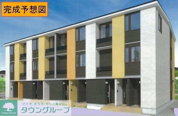 野田市岩名のアパートの建物外観