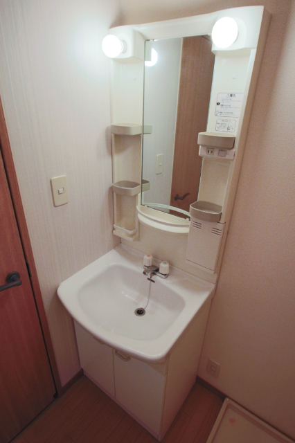 洗面設備　同じ建物の別なお部屋