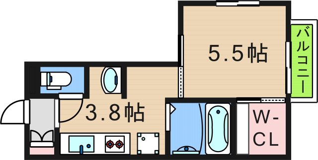 サン・バリュージュの間取り