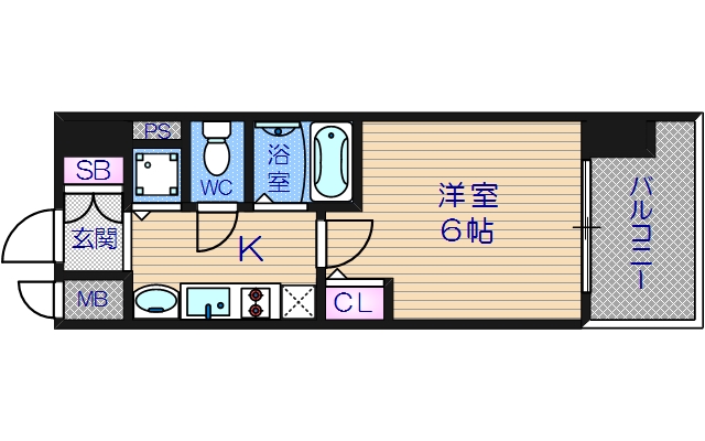 プレサンス上町台東平の間取り