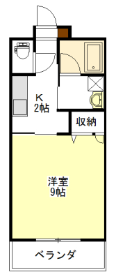 メゾンドクレールの間取り