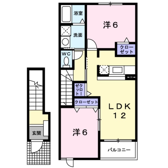 フォルシュM　B棟の間取り