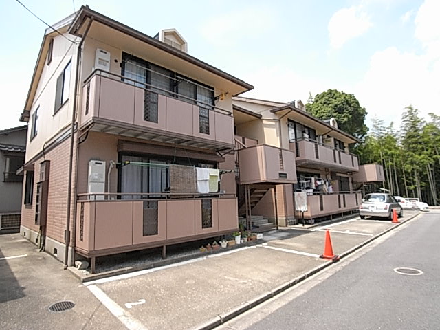 【川西市東畦野のアパートの駐車場】