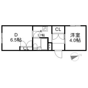 サンリバーハイツの間取り