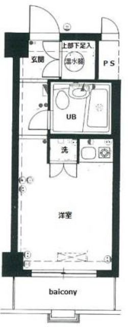 品川区豊町のマンションの間取り