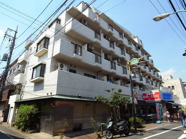 品川区豊町のマンションの建物外観