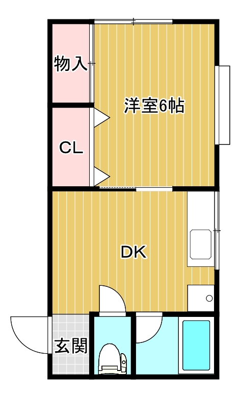 コーポラス上田の間取り