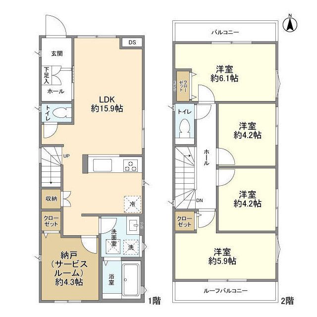 【流山市こうのす台のその他の間取り】