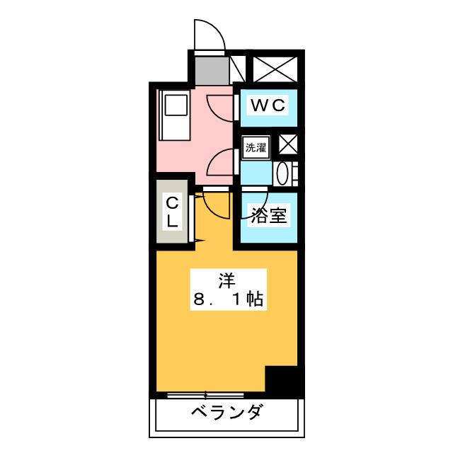 ディアレイシャス大須赤門通本町の間取り