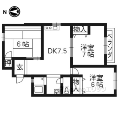 パルアベニュー醍醐の間取り