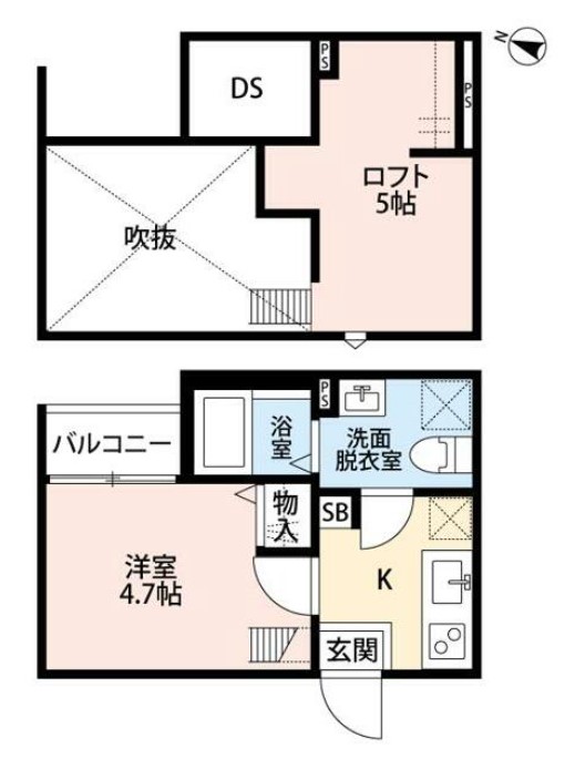 プロストル　ミラの間取り