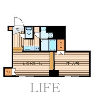 札幌市豊平区平岸三条のマンションの間取り