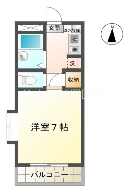 シェルブライト三番館の間取り