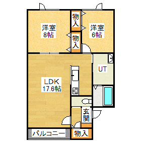 ステラIIＫの間取り