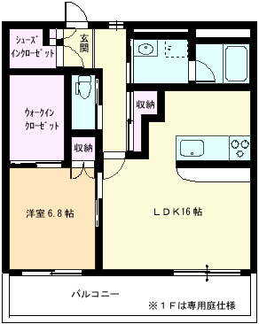 カプリス壱番館の間取り