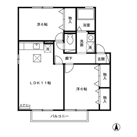 レピィナード　IIIの間取り