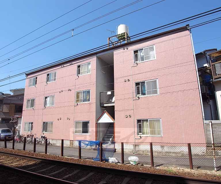 京都市左京区田中南西浦町のマンションの建物外観