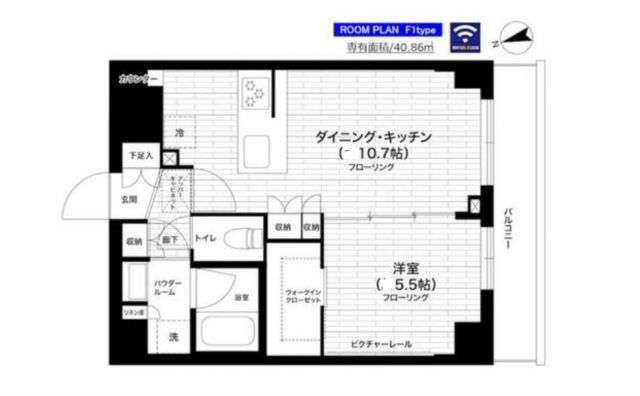 グランドコンシェルジュ練馬中村橋アジールコートの間取り