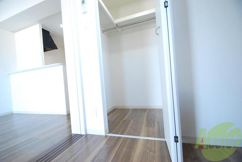 収納　もちろん収納スペースも確保。お部屋がスッキリ片付きますね。