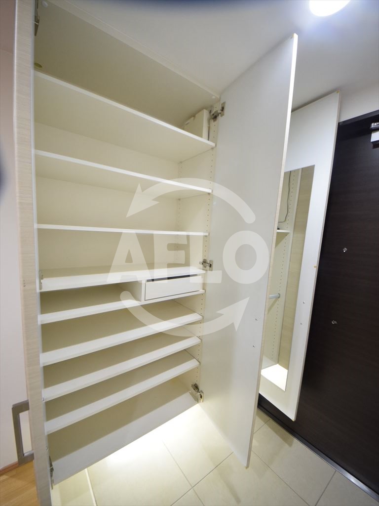 収納　なんばグランドマスターズタワー　シューズボックス