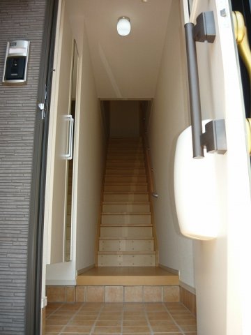 玄関　明るい玄関です