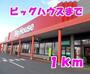 スーパー　ビッグハウス（スーパー）まで1000m