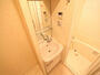 洗面設備　脱衣所　独立洗面台（シャンプードレッサー付）収納スペース有