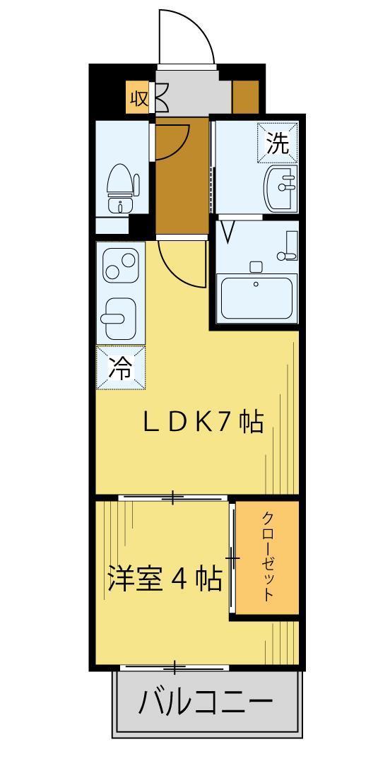シェルグランデ六丁目の間取り写真