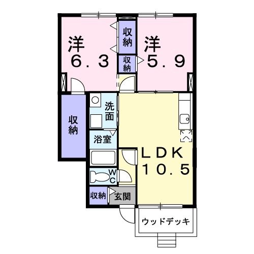 プラーノイーストの間取り写真
