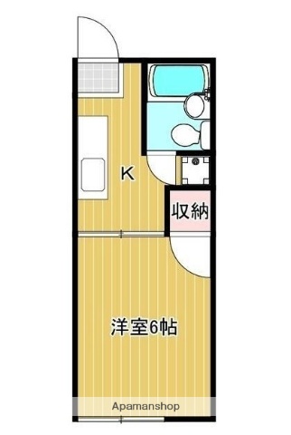 ＪＲ東海道本線 戸塚駅 徒歩19分 2階建 築41年の間取り写真