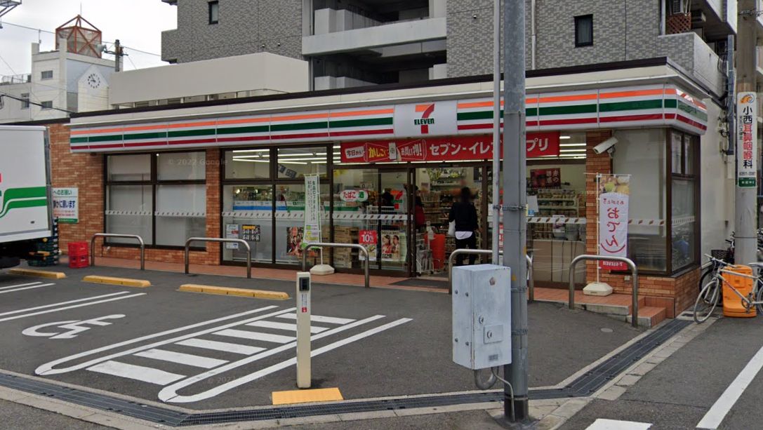 コンビニ　セブンイレブン 大阪本庄西2丁目店（コンビニ）まで150m