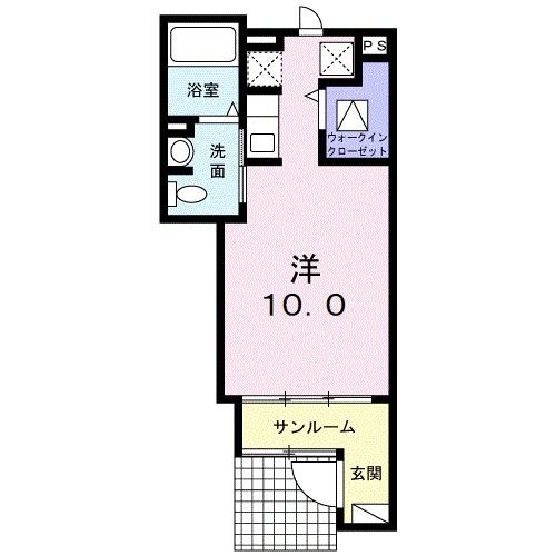 ＪＲ宇都宮線 宇都宮駅 バス乗車時間：15分 最寄りバス停で下車 徒歩7分 2階建 築10年の間取り写真