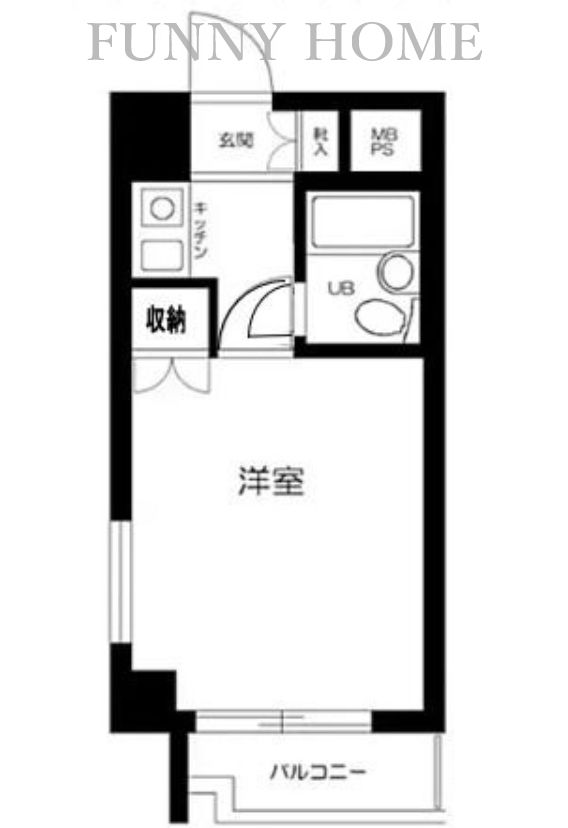 ライオンズマンション三軒茶屋第6の間取り写真