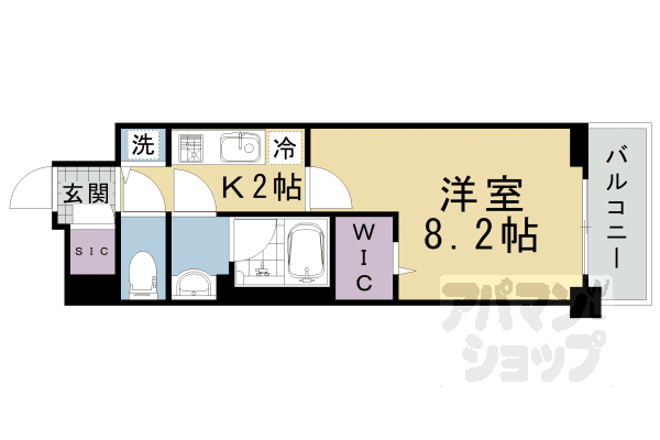 ベラジオ雅び京都西院の間取り写真