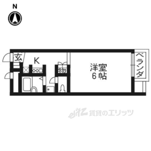 レオパレスクレストの間取り