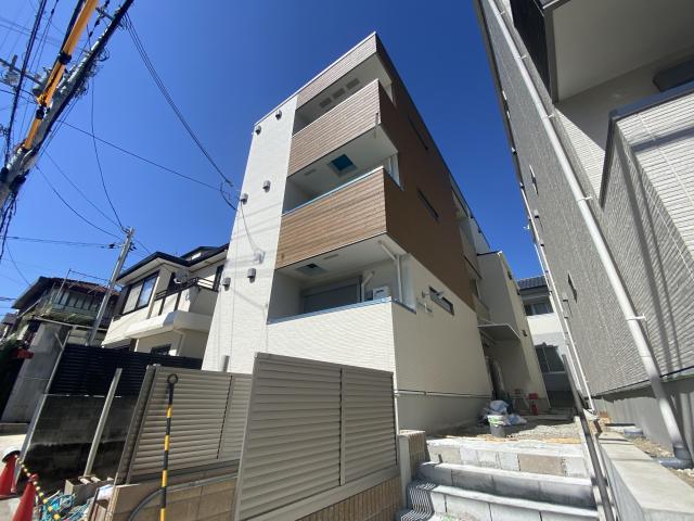 神戸市灘区天城通のアパートの建物外観