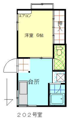 コーポサンウインドの間取り