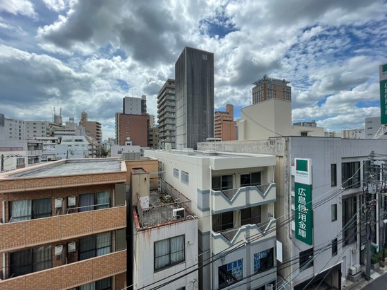 【広島市中区堺町のマンションの眺望】