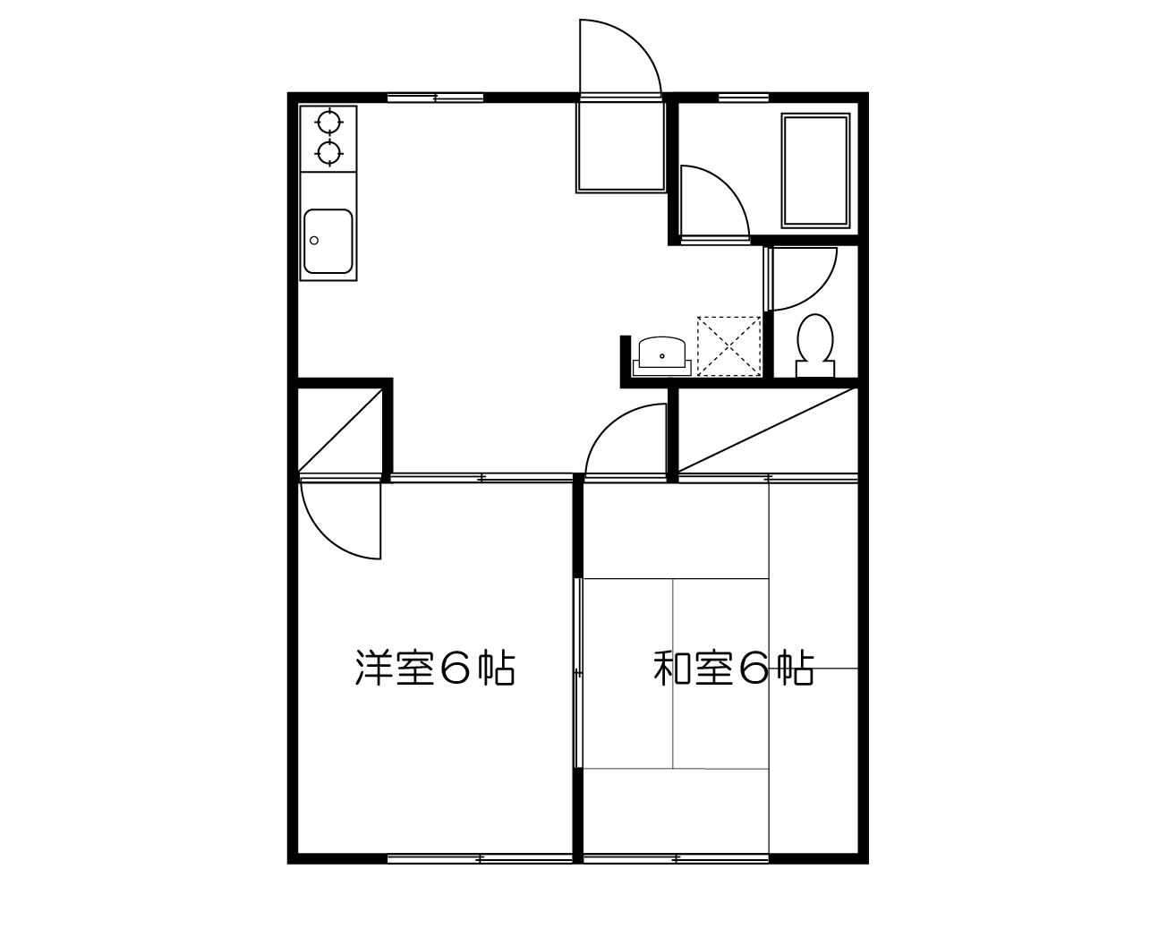 パールハイツの間取り