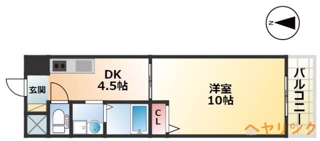 パレスサイド泉の間取り