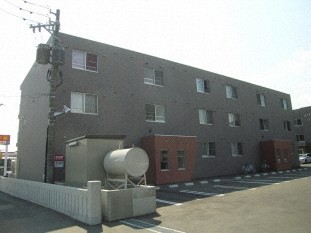 札幌市東区苗穂町のマンションの建物外観