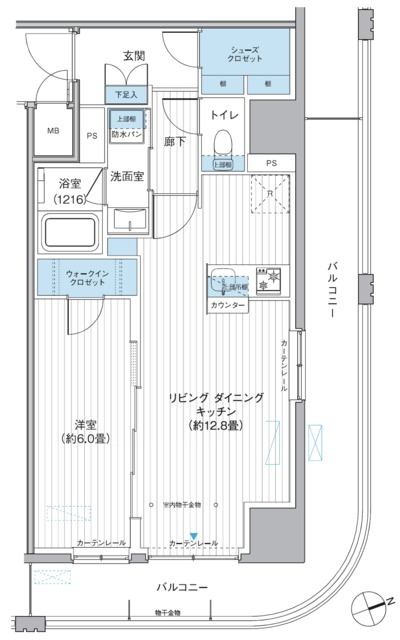 栖-すみか-浅草蔵前の間取り