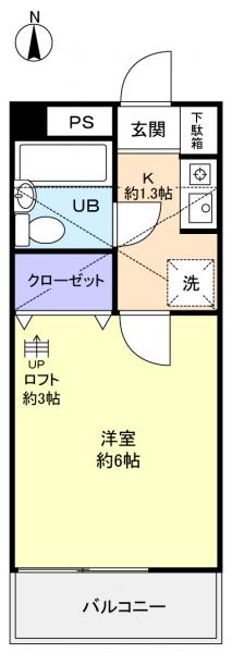 ドエル高津の間取り