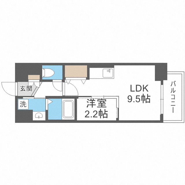 ライフプラン赤坂の間取り