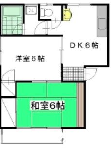 ひたちなか市西大島のアパートの間取り