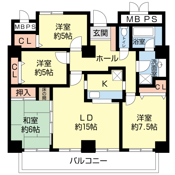 かすみがうらマンションの間取り