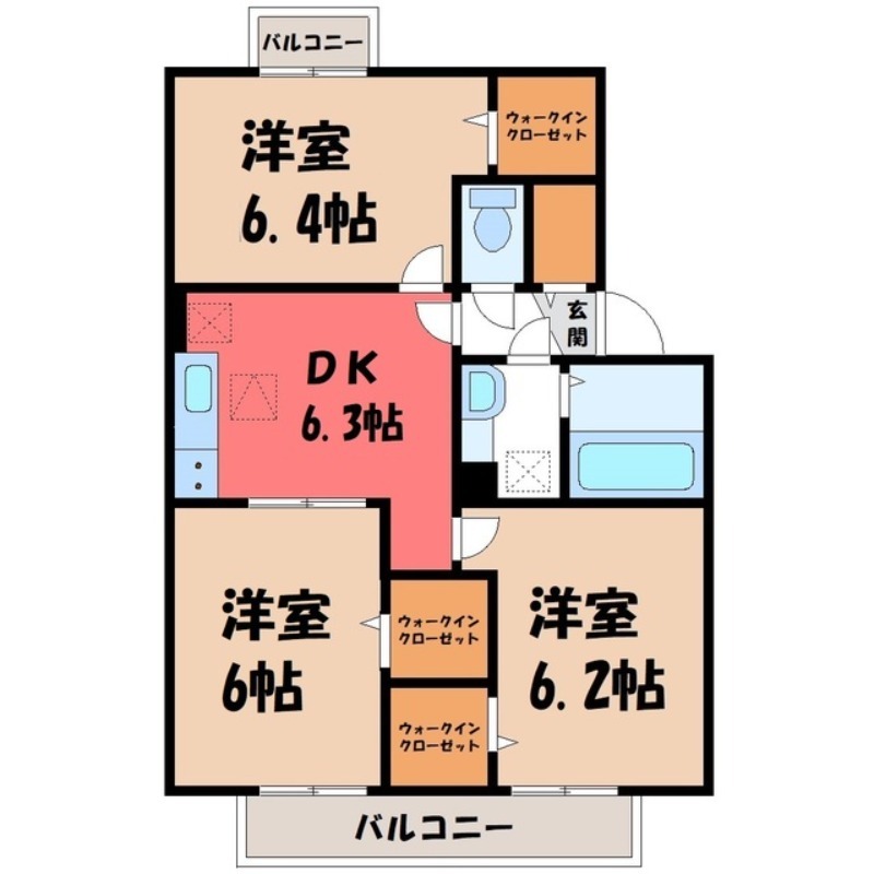 ハナミズキの間取り