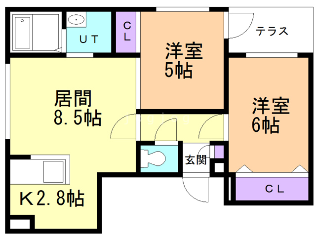 ミルフィーユの間取り