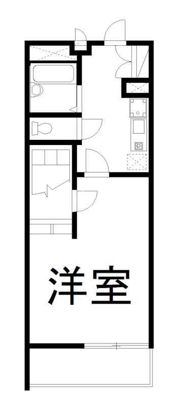 レオパレスメゾン吉祥院の間取り