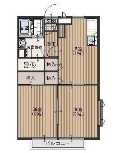 コンフォート川越の間取り